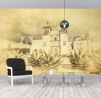 Picture of Church of Santo Domingo de Guzman in Oaxaca Mexico